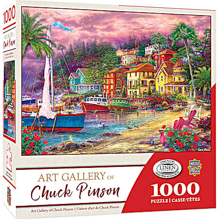 Art Gallery of Chuck Pinson 1,000 pc Linen Puzzles - Assorted