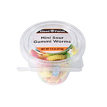 7.5 oz Mini Sour Gummi Worms