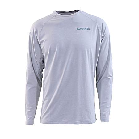 Men's Glacier Grey Swift UPF Long Sleeve Shirt