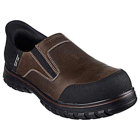 Men's Brown Slip-ins Work: McColl - Loeman  Shoes