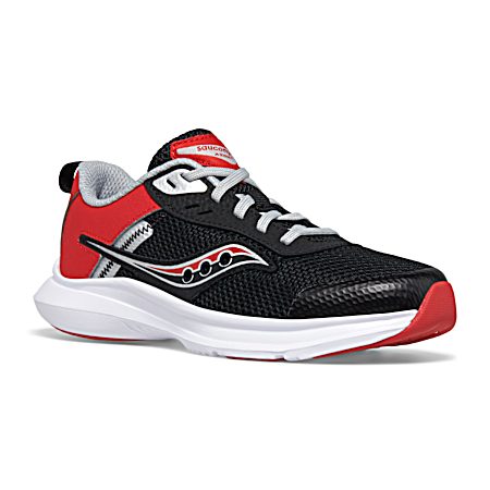 Boys' Infrared/Black Axon Athletic Shoes