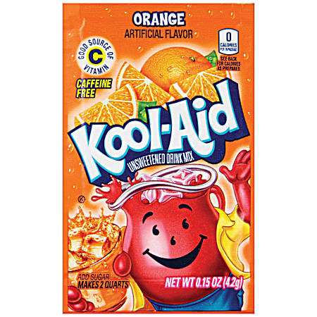 0.15 oz Orange Caffeine Free Powdered Water Enhancer