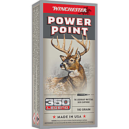 .350 Legend Power Point 180 Grain - 20 Rounds