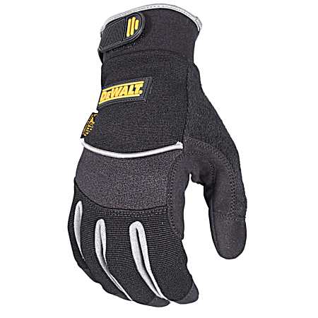 Men's Black/Grey All-Purpose Synthetic Performance Gloves
