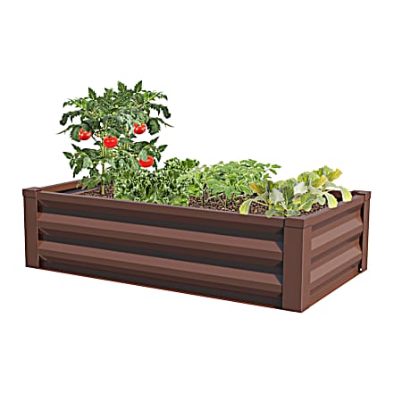 Timber Brown Urban Gardener Ground Raised Bed