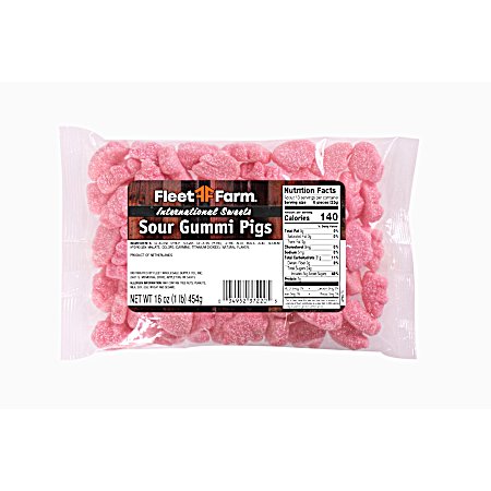 16 Oz Sour Gummi Pigs