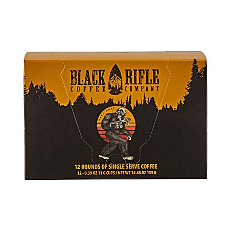 Tactisquatch Dark Roast Coffee Rounds - 12 Ct.
