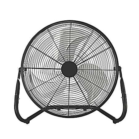 18 in Black High Velocity Cradle Fan