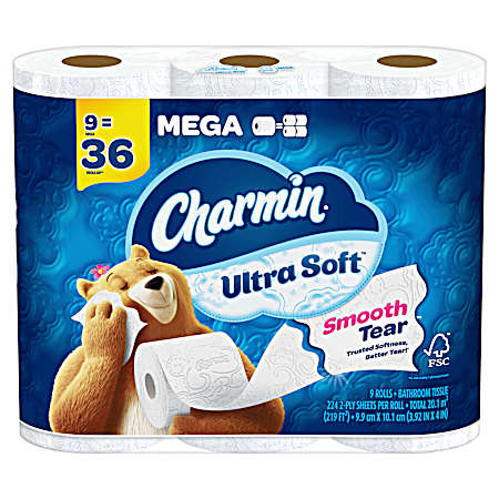 Ultra Soft Mega Roll Bath Tissue - 9 Pk