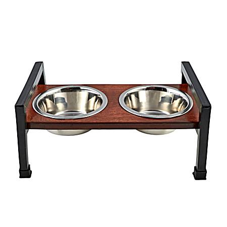 Walnut/Black Martinique Dog Diner