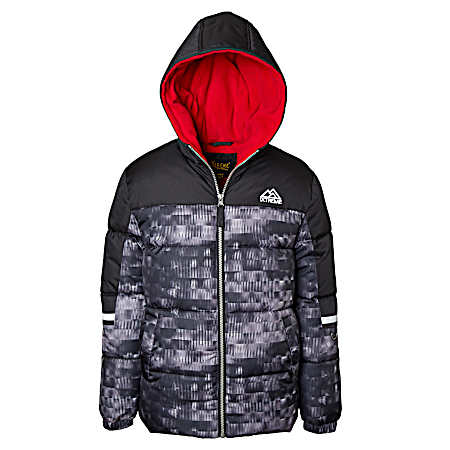 Boys' Hooded Puffer Jacket