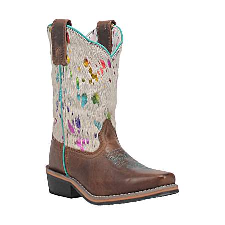 Kids' Brown/White Rumi Western Boots