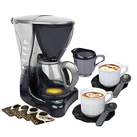 12 pc Electronic Coffee Maker Playset
