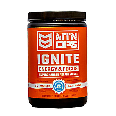 19 oz. Ignite Blue Raspberry Lemonade Supercharged Energy & Focus Drink