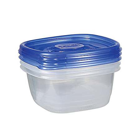 42 oz Standard Tall Entree Large Square Food Containers 3 Ct