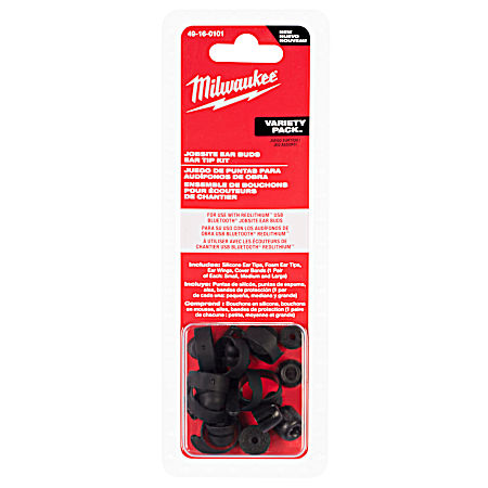 Jobsite Earbuds Ear Tip Kit - Variety Pack