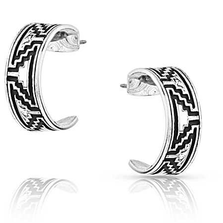 Southwestern Escape Hoop Earrings