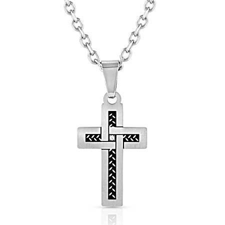 Intertwined with Faith Cross Necklace