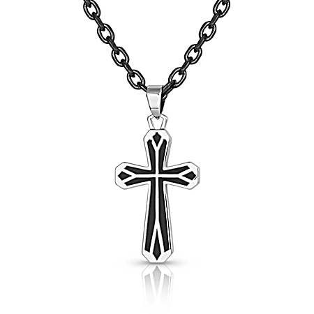 Deep Devotion Cross Necklace
