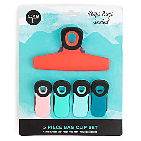 5 Pc Bag Clip Set