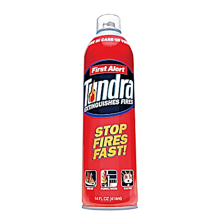 14 fl oz Extinguishing Aerosol Spray Tundra Portable Fire Extinguisher