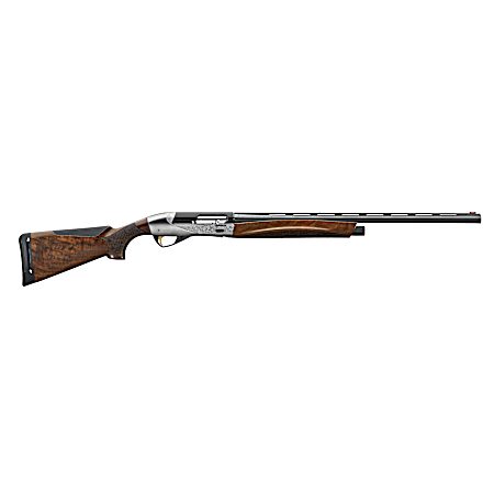Ethos Field 12/28 Nickel Engraved Progressive Comfort Semi-Auto Shotgun