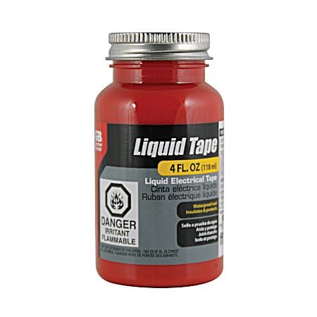 Liquid Electrical Tape Red - 4 Oz.