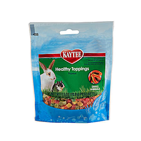 2.5 oz Papaya Healthy Toppings for Small Animals