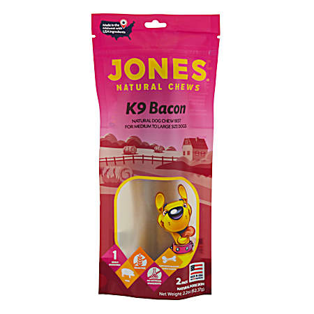 K9 Medium Bacon Roll - 2 Pk.