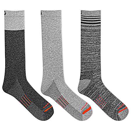Men's Merino Wool Work Crew Socks - 3 Pk