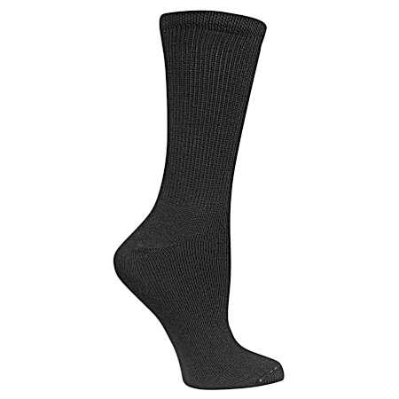 Women's Diabetes & Circulatory Crew Socks - 4Pk