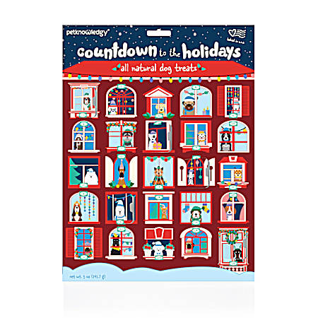 5 oz Countdown to the Holidays Dog Advent Calendar - Peanut Butter
