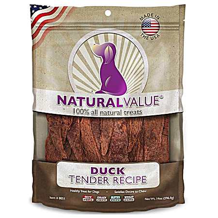 14 oz Soft Chew Duck Tenders for Dogs