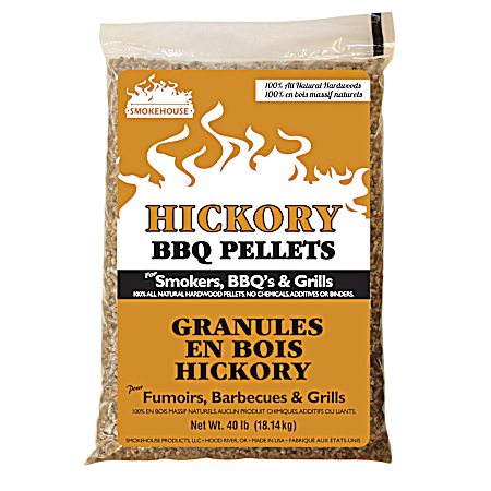40 lbs. Hickory BBQ Pellets