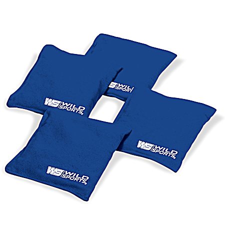 Blue 16oz Authentic Cornhole Bean Bags - 4pk