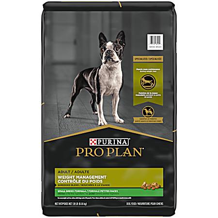 Pro Plan Specialized Adult Small Breed Weight Management Chicken & Rice Weight Formula Dry Dog Food