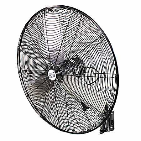 30 in. 3-Speed Tilting Wall Mount Fan with Oscillation