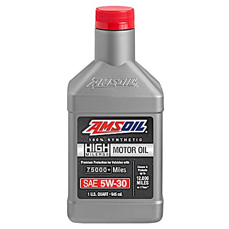 1 qt High Mileage 100% Synthetic Motor Oil 5W-30