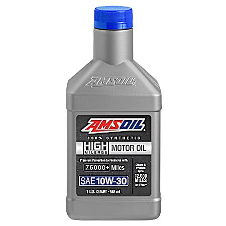 100% Synthetic High Mileage Motor Oil 10W-30