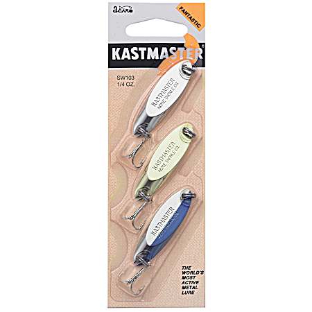 1/4 oz. Kastmaster Multicolored Lures - 3 Pk.