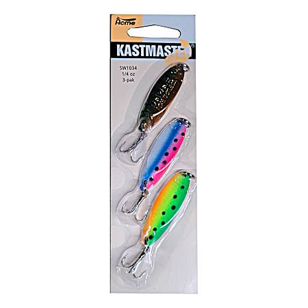 1/4 oz. Kastmaster (RT FT MPR) Lure - 3 Pk.