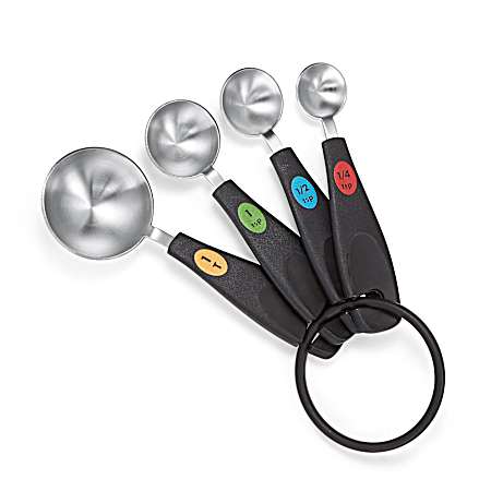4 Pc Stainless Steel Measuring Spoons