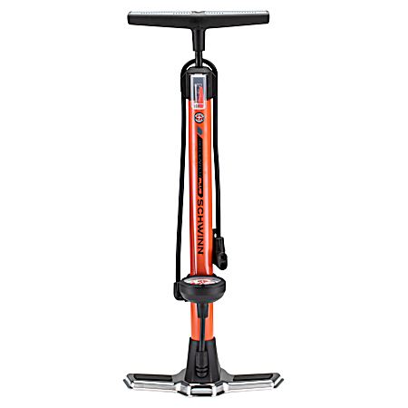 Orange Air Center Plus Floor Pump w/ Gauge