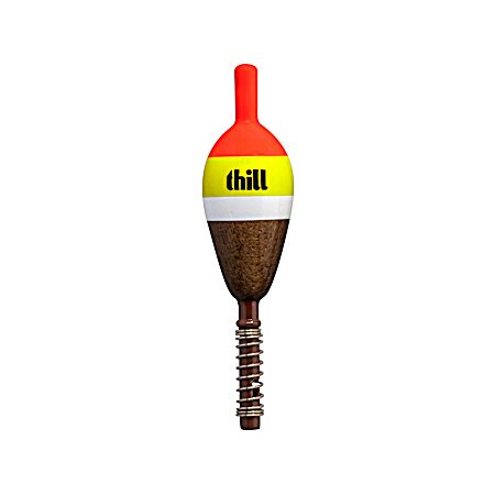 Americas Classic 3/4 in. Oval Short Orange/Yellow/Brown 2/3/4 in. Slip Float