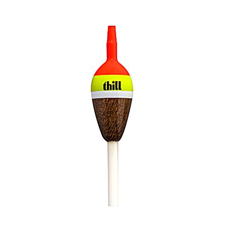 Americas Classic 3/4 in. Oval-Short Orange/Yellow/Brown 2/3/4 in. Slip Float - Assorted