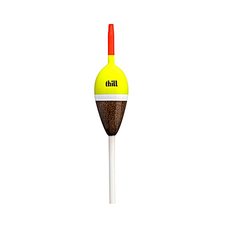 Americas Classic 1 in. Oval Orange/Yellow/Brown Slip Float