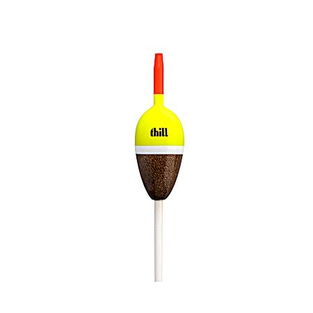 Americas Classic 1-1/8 in. Oval Orange/Yellow/Brown Slip Float
