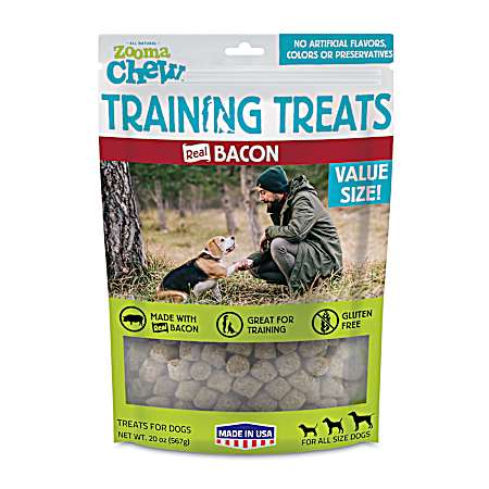 20 oz Bacon Training Treats for Dogs
