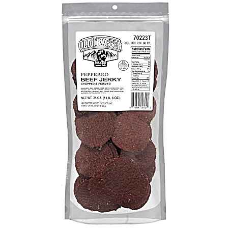 21 oz Peppered Double Eagle Coins Beef Jerky