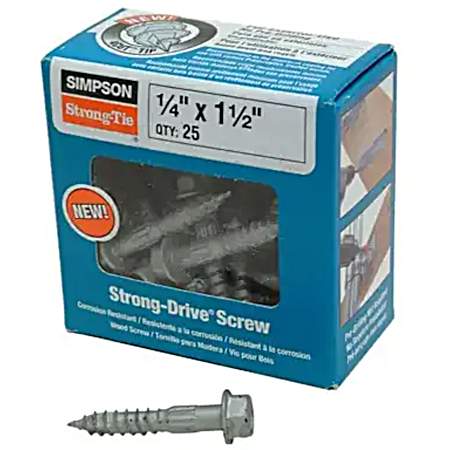 25 Pk. Structural Wood Screws